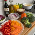 gemüsepfanne rezeptingredients