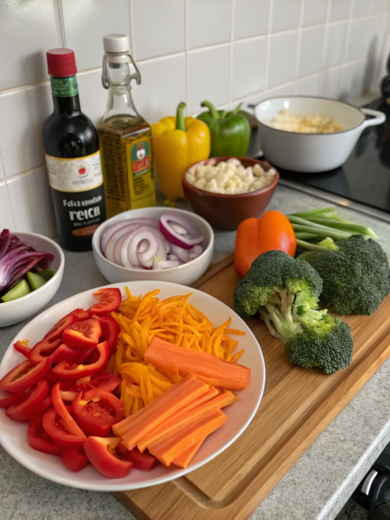 gemüsepfanne rezeptingredients