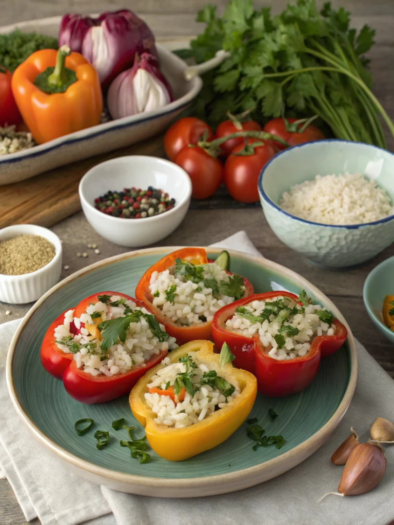 gefüllte paprika rezept vegetarischingredients