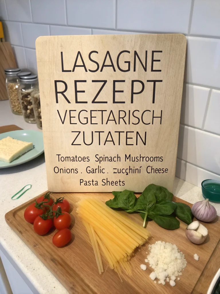 lasagne rezept vegetarischingredients