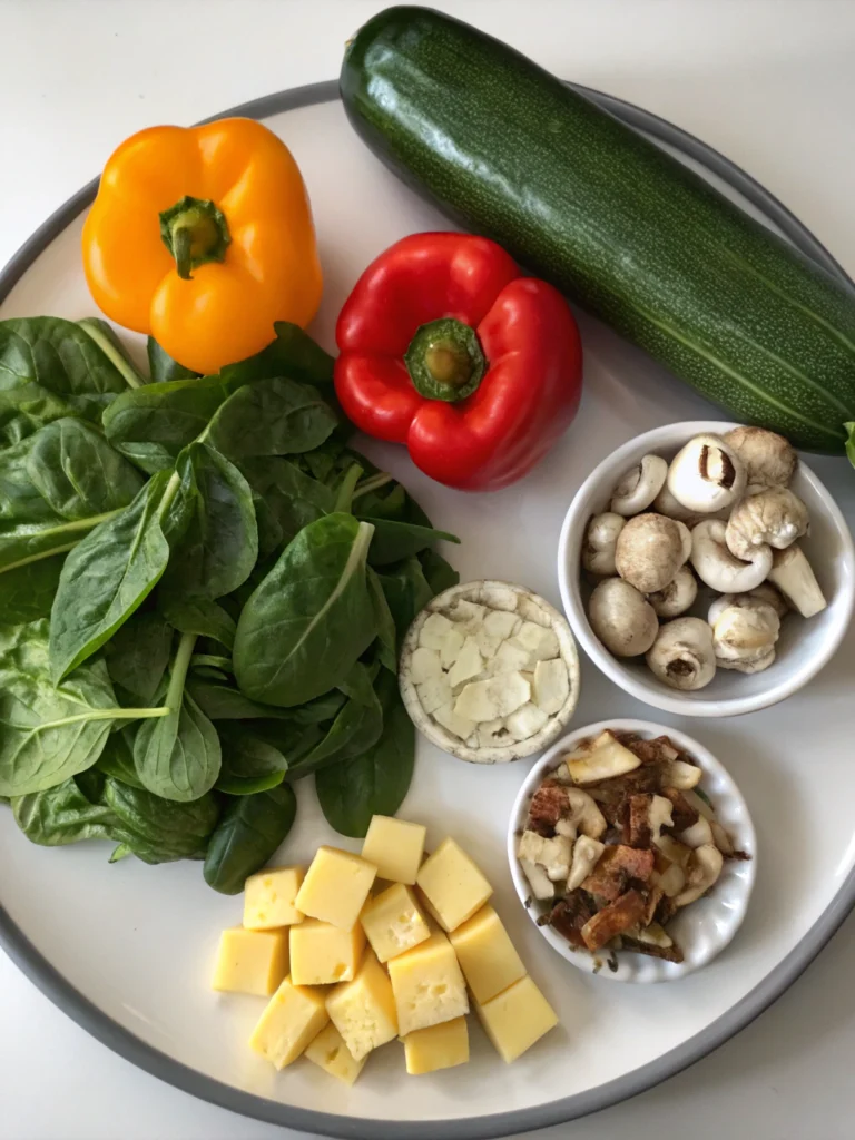 low carb vegetarisch rezepteingredients