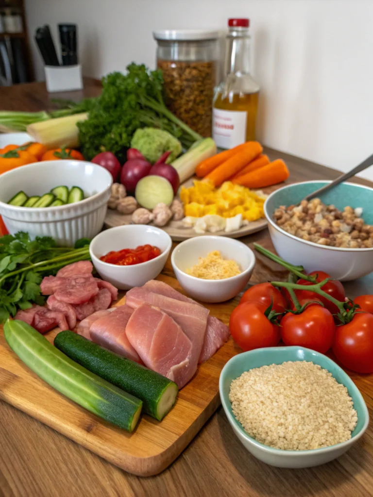 omas rezepte mittagesseningredients