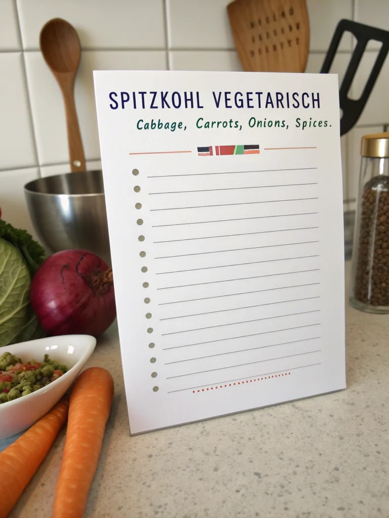 rezept spitzkohl vegetarischingredients