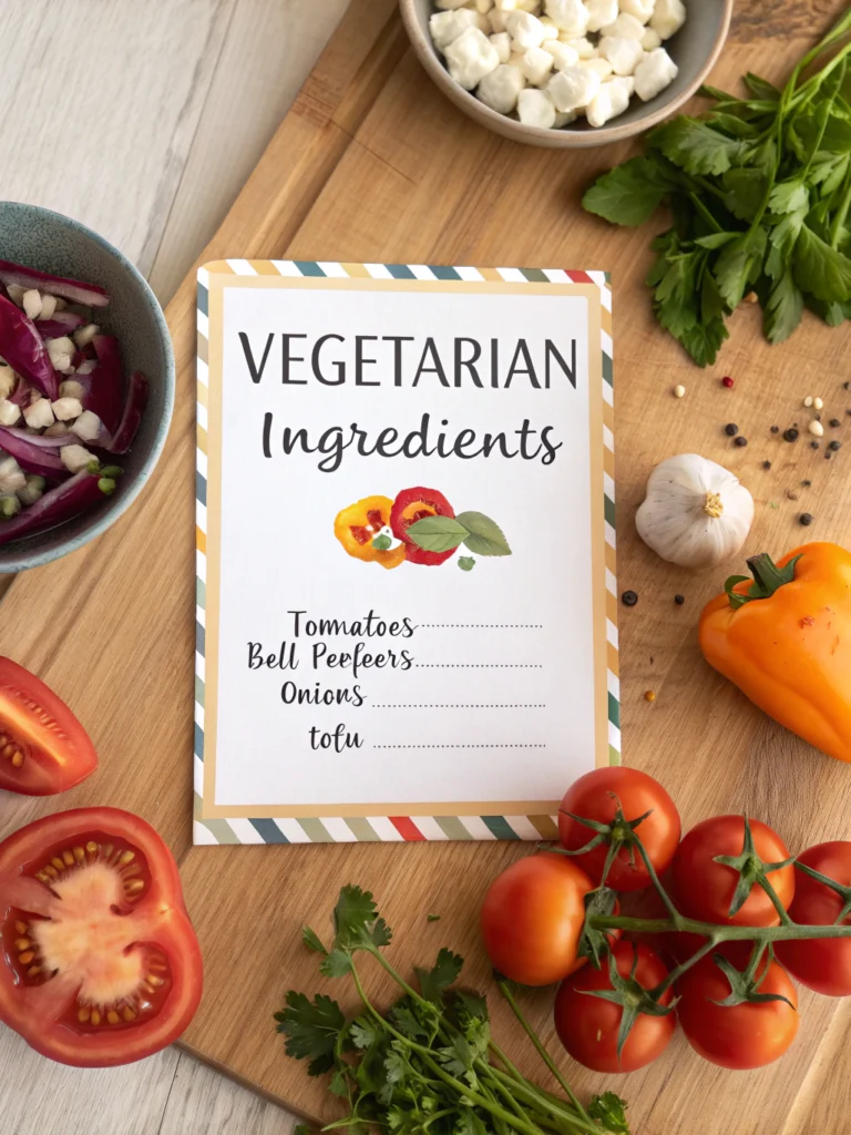 rezepte vegetarischingredients