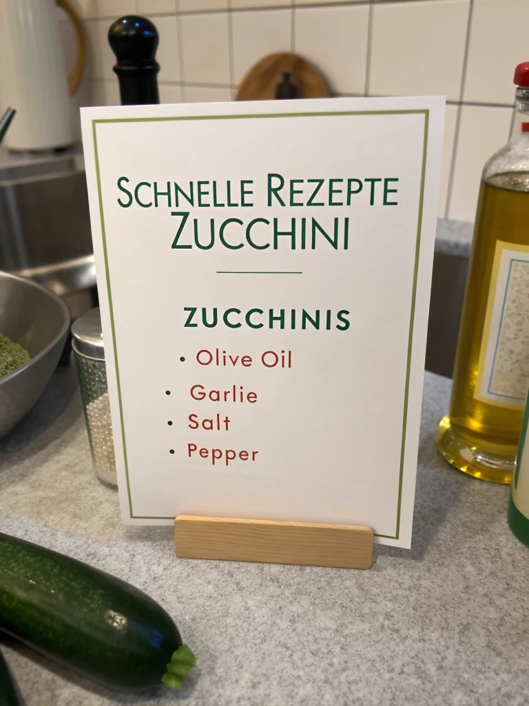 schnelle rezepte zucchiniingredients