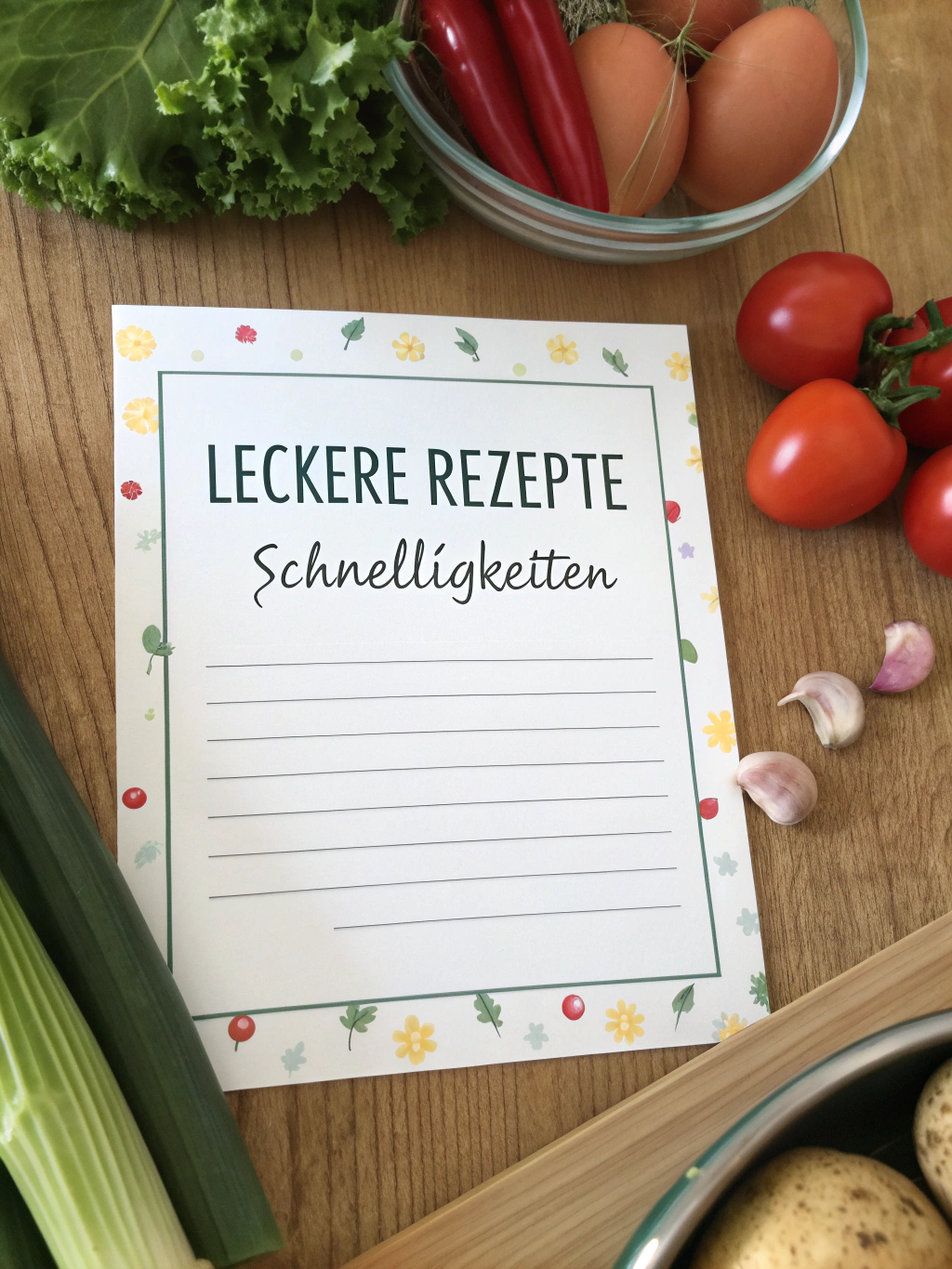 Zutaten für schnelle Rezepte