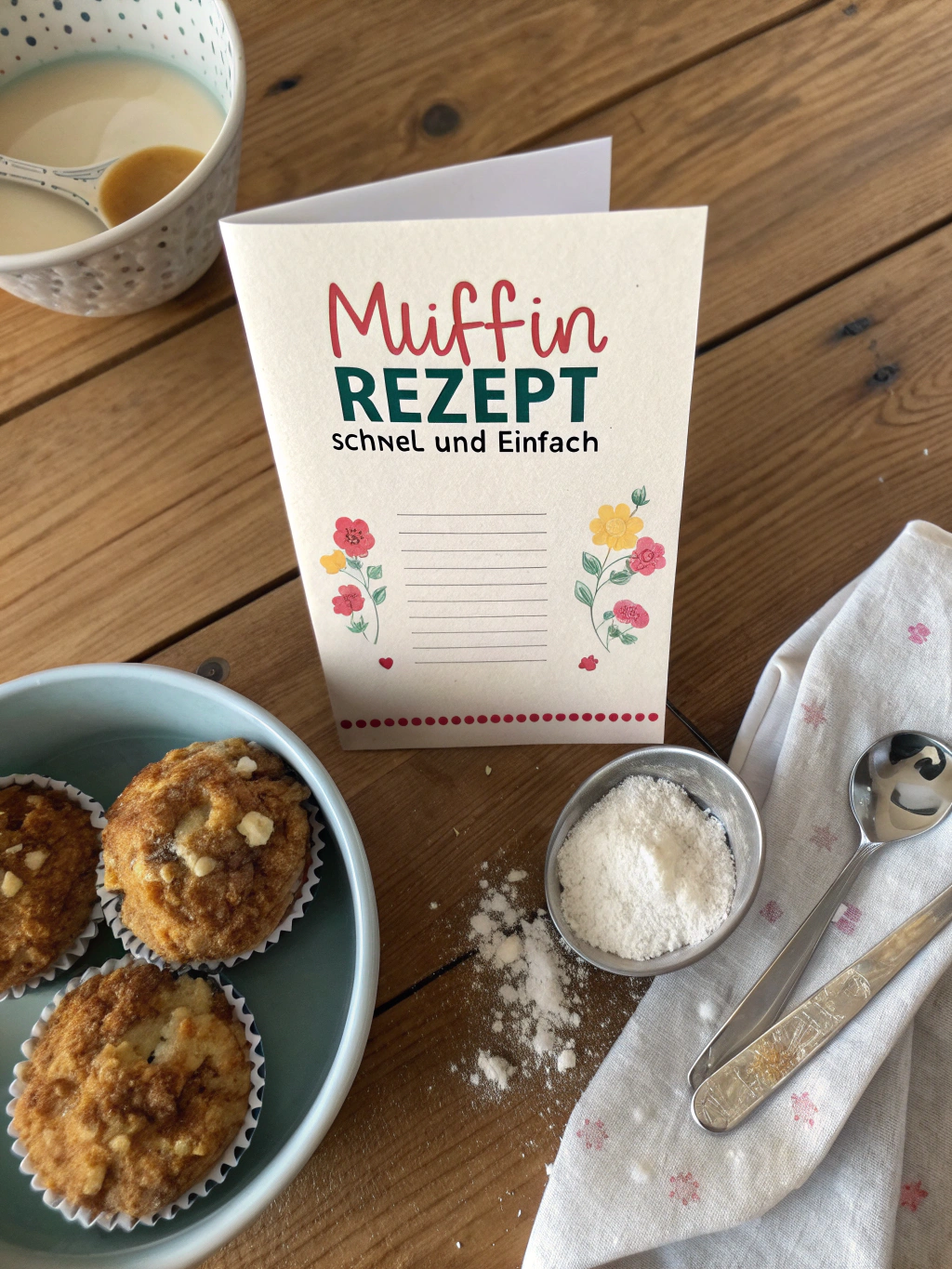 Zutaten für schnelle Muffins